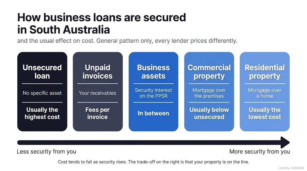 How Adelaide business loans are secured and the usual effect on cost - Loanity